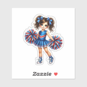 Cheerleader Sticker