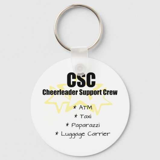Cheerleader Support Crew Sleutelhanger (Voorkant)