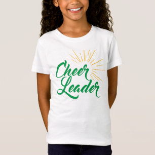 Cheerleader T-Shirt - Green & Gold