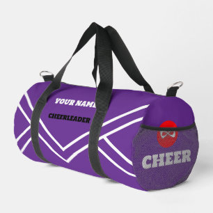 cheerleader tas, paarse wit, Cheers Plunjezak