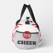 Cheerleader tas, personaliseer rood en wit plunjezak (Rechts)