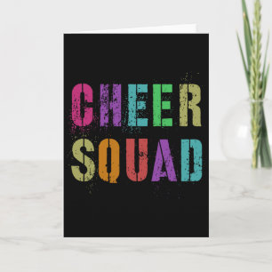 Cheerleader Team Cheer Squad Cheerleading Student Kaart