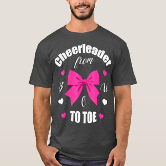 Cheerleader uit Bow 2 Toe Cheerlead Girl T-shirt