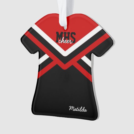 Cheerleader Uniform Acrylornaments Ornament (voorkant)
