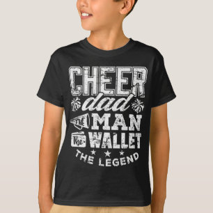 Cheerleader Vader Man Portemonnee Legende Grappig  T-shirt