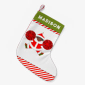 Cheerleader Vakantiegeschenken Kleine Kerstsok (Voorkant (Hangend))