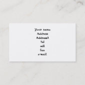 Cheerleader Visitekaartje (Achterkant)