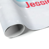 Cheerleader "Vrolijk Kerstfeest" Cadeaupapier (Rol Hoek)