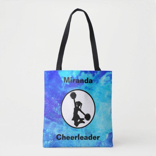 Cheerleader Waterverf Canvas tas (Voorkant)