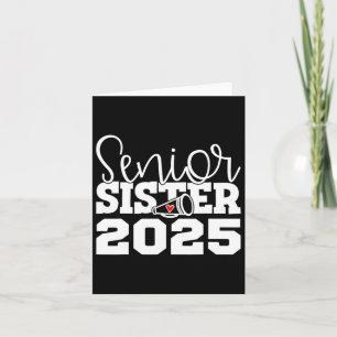 Cheerleader Zuster Cheer Afstudeerklas 2025 Kaart