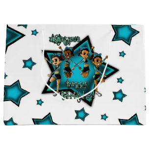 Cheerleaders Birthday Large Cadeautasje