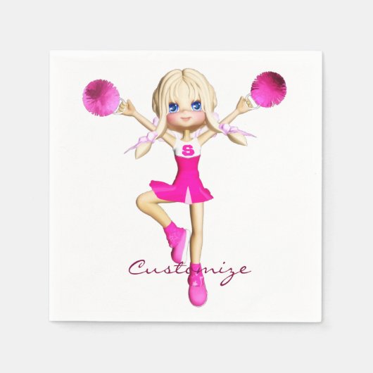 Cheerleaders Gonna Cheer Thunder_Cove Servet (Voorkant)