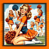  Cheerleaders Illustratie Poster
