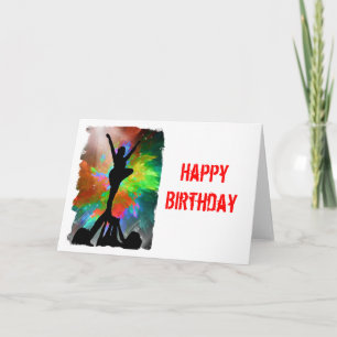 Cheerleaders in een Colorburst Kaart