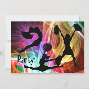 Cheerleaders in Electric Laser Show Kaart