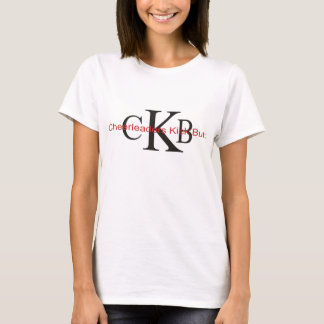 Cheerleaders Kick Butt Baby Doll T-shirt