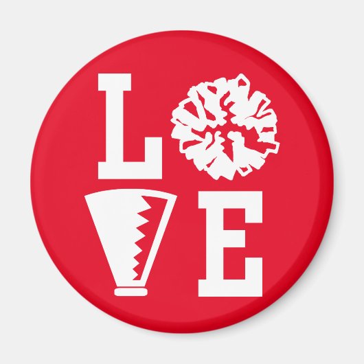 Cheerleaders Love Magnet Magneet (Voorkant)