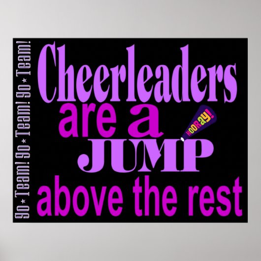Cheerleaders Poster Print Wall Decoration (Voorkant)