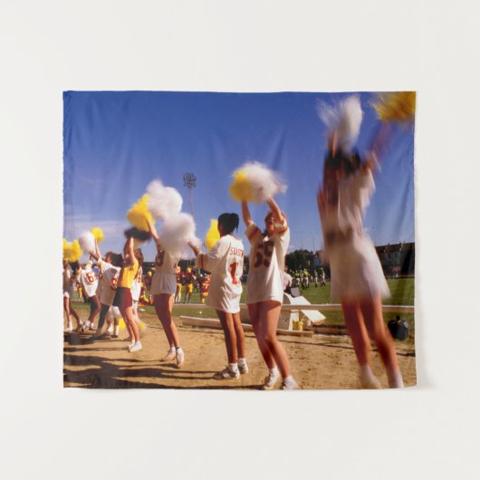 Cheerleaders. Wandkleed (Voorkant (horizontaal))