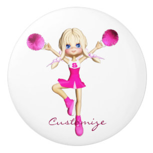 Cheerleaders zullen Thunder_Cove Keramische Knop