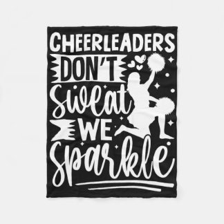 Cheerleaders Zweten Niet We Schitteren Cheerleadin Fleece Deken