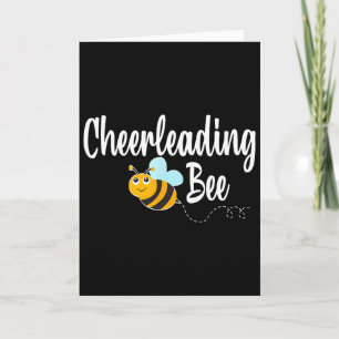 Cheerleading Bij Cheerleader Grappige Hommels  Kaart