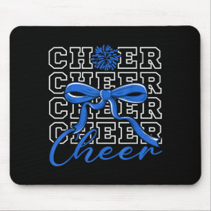 Cheerleading Cheer Blauwe Coquette Strik Cheerlead Muismat