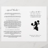 Cheerleading Cheer & Dance Competitieprogramma Flyer (Voorkant)