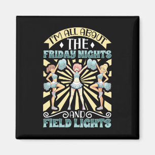 Cheerleading Cheer Quote Voetbal Stadion Dans Pom Magneet