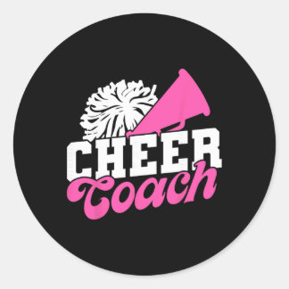 Cheerleading Cheercoach  Ronde Sticker
