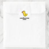 Cheerleading Chick Sticker (Tas)