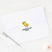 Cheerleading Chick Sticker (Envelop)