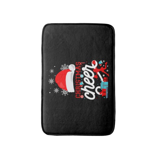 Cheerleading Christmas Cheer Badmat (Voorkant Verticaal)