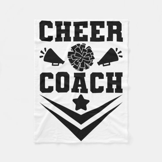 Cheerleading Coach _7 Fleece Deken (Voorkant)