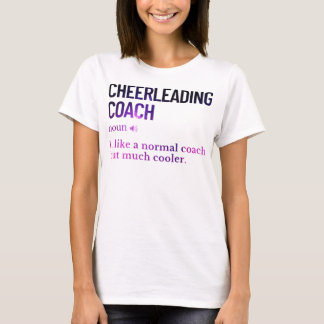Cheerleading coach funny saying t-shirt