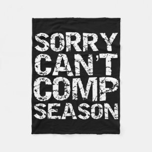 Cheerleading Competitie Quote Grappig Sorry Kan Ni Fleece Deken