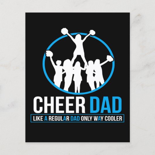 Cheerleading Dad | Cheerlead Cute Des Flyer (Voorkant)