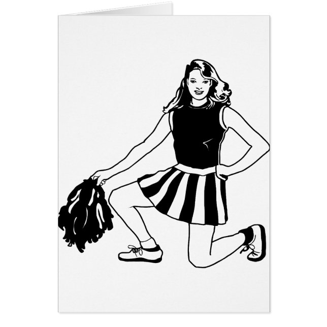 Cheerleading de pom-pom girl (Devant)