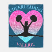 Cheerleading Fleece Blanket Deken (Voorkant)