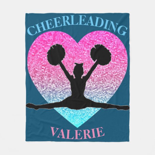 Cheerleading Fleece Blanket Deken (Voorkant)