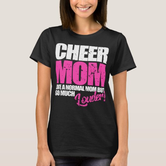 Cheerleading Funny Cheer Mama T-shirt (Voorkant)