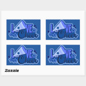 Cheerleading geruite Stickers (Vel)