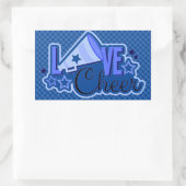 Cheerleading geruite Stickers (Tas)