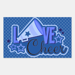 Cheerleading geruite Stickers
