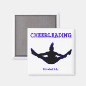 Cheerleading: het is wat ik doe toe-touch sleutelh magneet (Voorkant / Achterkant)
