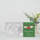 Cheerleading Kerstkaart (Staand voorkant)