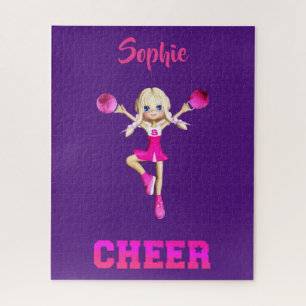Cheerleading Mooie Roze & Paarse Puzzel