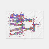 Cheerleading Owner Gift | Cute Birthday Fleece Deken (Voorkant (Horizontaal))