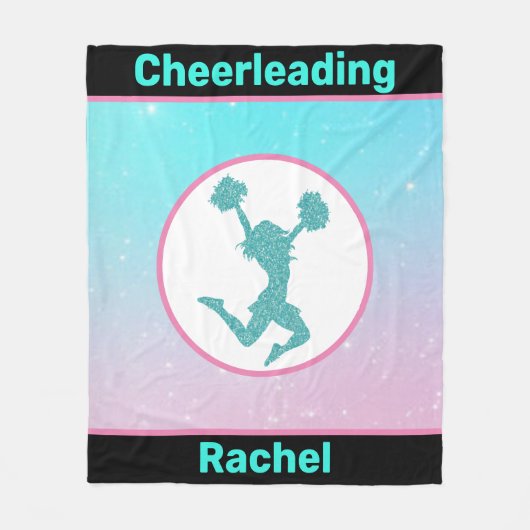 Cheerleading Pastel Fleece Blanket Deken (Voorkant)