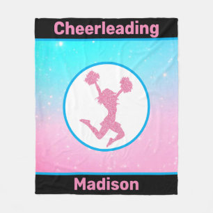 Cheerleading Pastel Fleece Blanket Deken